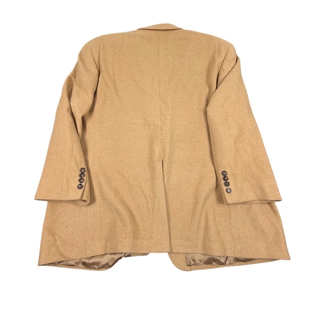 Ralph Lauren Mens Blazer Sport Coat Loro Piana 100% Camel Hair Tan 50R